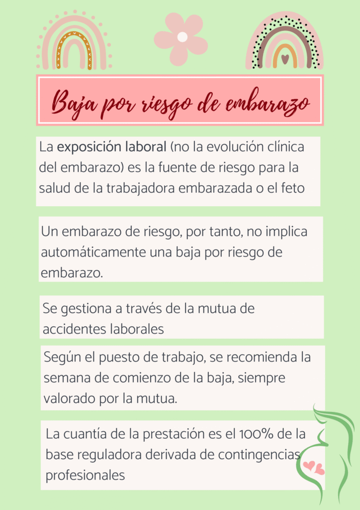 Baja por riesgo de embarazo