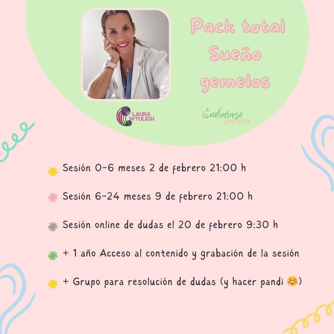 Talleres sueño gemelos hasta los 24 meses