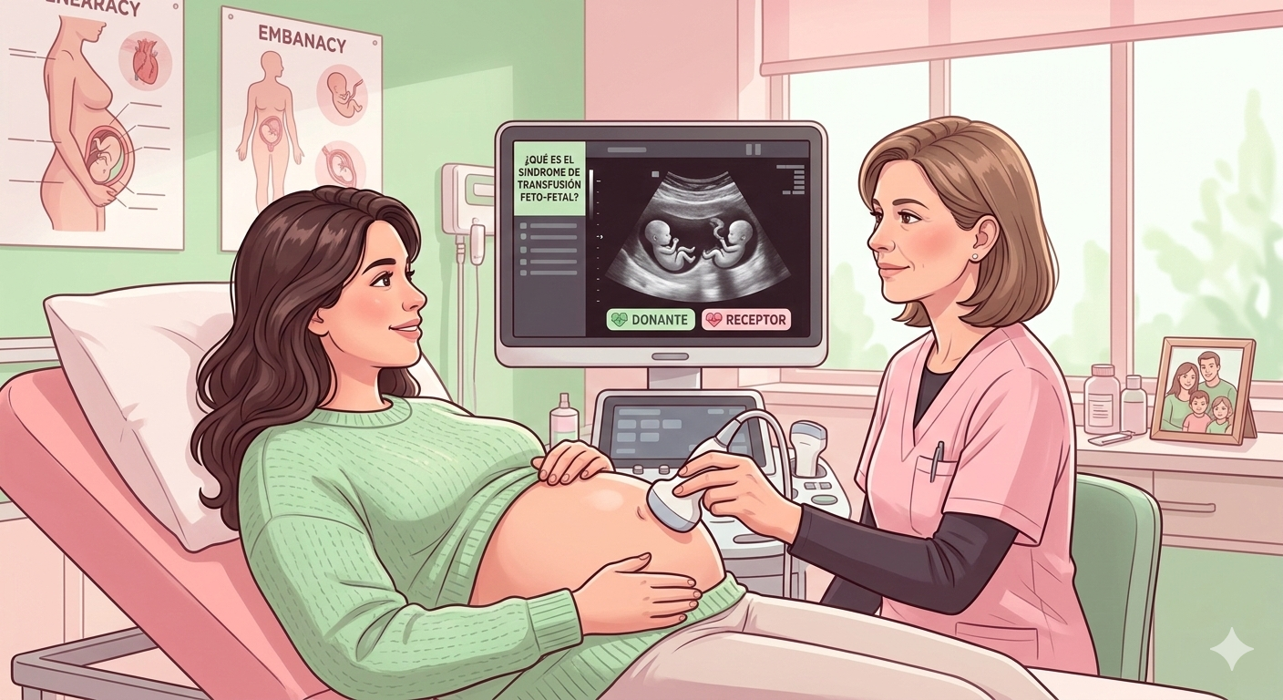 Embarazo gemelar monocorial